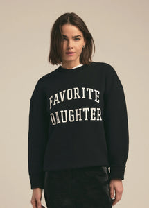 Favorite Daughter Black Collegiate Sweatshirt