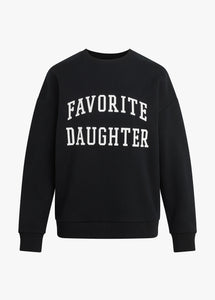 Favorite Daughter Black Collegiate Sweatshirt