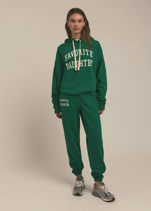 Favorite Daughter Emerald Green Collegiate Hoodie