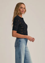Favorite Daughter Navy Courtside Polo Top