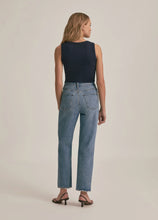 Favorite Daughter Navy Ribbed Henley Tank