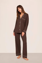 Eberjey Gisele Chocolate Long PJ Set