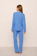 Eberjey Gisele Cornflower Blue Long PJ Set