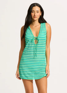 Seafolly Calypso Blue Green Mini Cover Up