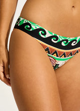 Seafolly Atlantis Ecru Print Drawstring Bikini
