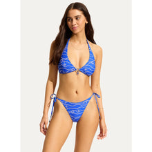 Seafolly Ahoy Anchor Blue Rope Print Halter Bikini