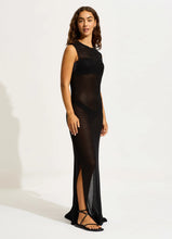 Seafolly Black Maxi Open Knit Dress