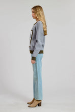 Flat White Schnauzer Grey Pullover Sweater