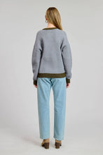 Flat White Schnauzer Grey Pullover Sweater