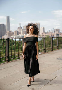 Hutch Black Stockton Midi Dress