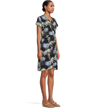 Tommy Bahama Carmela Palisade Navy Print Palms Dress