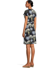 Tommy Bahama Carmela Palisade Navy Print Palms Dress