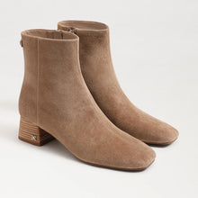 Sam Edelman Paige Almond Taupe Suede Ankle Boot