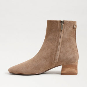 Sam Edelman Paige Almond Taupe Suede Ankle Boot