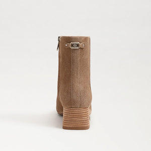 Sam Edelman Paige Almond Taupe Suede Ankle Boot
