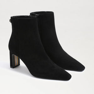 Sam Edelman Saige Black Suede Ankle Bootie