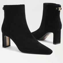 Sam Edelman Saige Black Suede Ankle Bootie