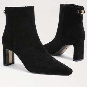 Sam Edelman Saige Black Suede Ankle Bootie