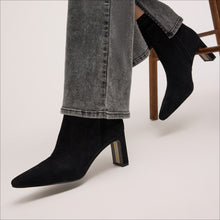 Sam Edelman Saige Black Suede Ankle Bootie