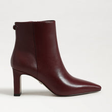 Sam Edelman Saige French Merlot Leather Ankle Bootie