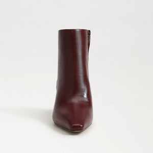 Sam Edelman Saige French Merlot Leather Ankle Bootie