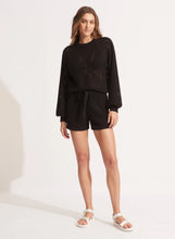 Seafolly Byron Black Knit Short