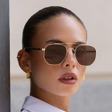 Freyrs Austin Gold/Brown Sunglasses
