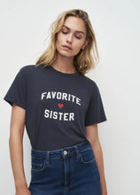 Favorite Daughter The Favorite Sister Tee Navy