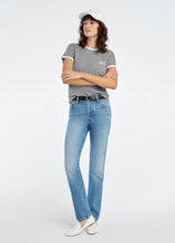 Favorite Daughter Collegiate Chest Logo Ringer Tee in Heather Grey