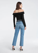 Favorite Daughter Dot Mid Rise Straight Ankle Jean in Westminster