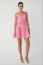 JS71 Pretty In Pink Belted Dress