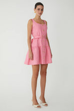 JS71 Pretty In Pink Belted Dress
