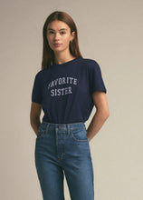 Favorite Daughter The Favorite Sister Tee Navy
