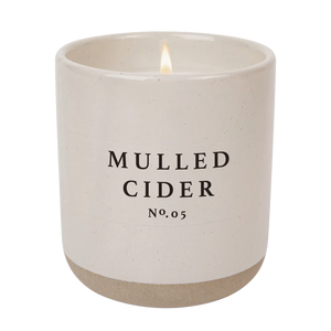 Mulled Cider Cream Stoneware Candle