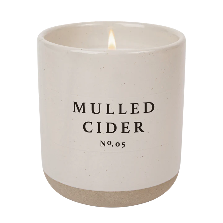 Mulled Cider Cream Stoneware Candle