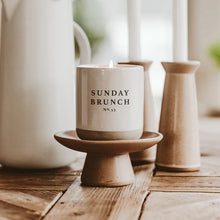 Sunday Brunch Cream Stoneware Candle