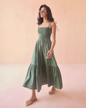 Omika Adley Maxi Dress in Solid Palm