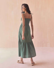 Omika Adley Maxi Dress in Solid Palm