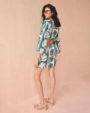 Omika Peyton Midi Dress in Gwenn Palm