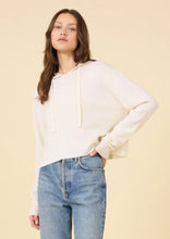One Grey Day Lance Cashmere Hoodie in Ivory