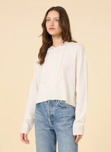 One Grey Day Lance Cashmere Hoodie in Ivory