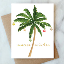 Christmas Palm Tree Greeting Card