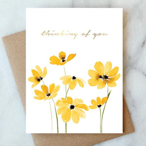 Thinking of You Daisy Greeting Card