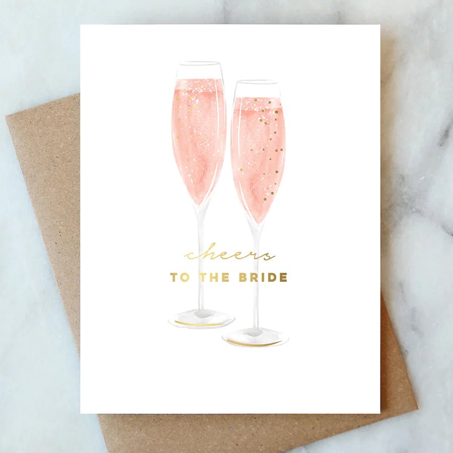 Cheers to The Bride Greeting Card