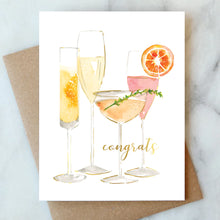 Congrats Cocktails Greeting Card