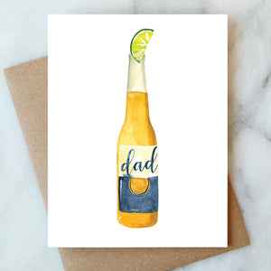 Dad Corona Greeting Card