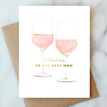 Best Mom Cheers Greeting Card