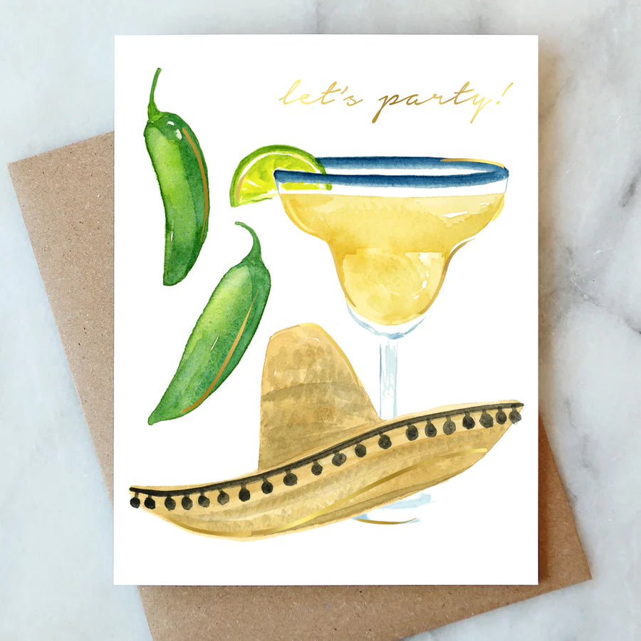 Let’s Party Fiesta Greeting Card