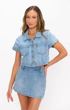 Show Me Your Mumu Monroe Skort in Stratosphere Denim