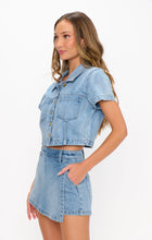 Show Me Your Mumu Monroe Skort in Stratosphere Denim